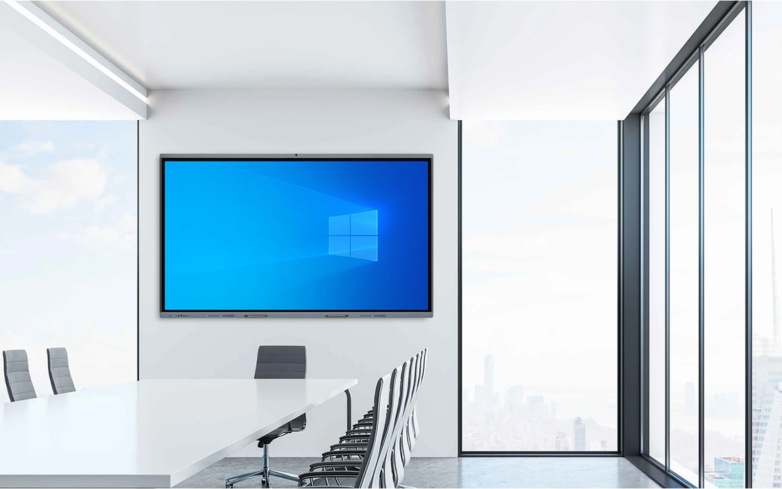 lyb100bsn interactive flat panel installation scene