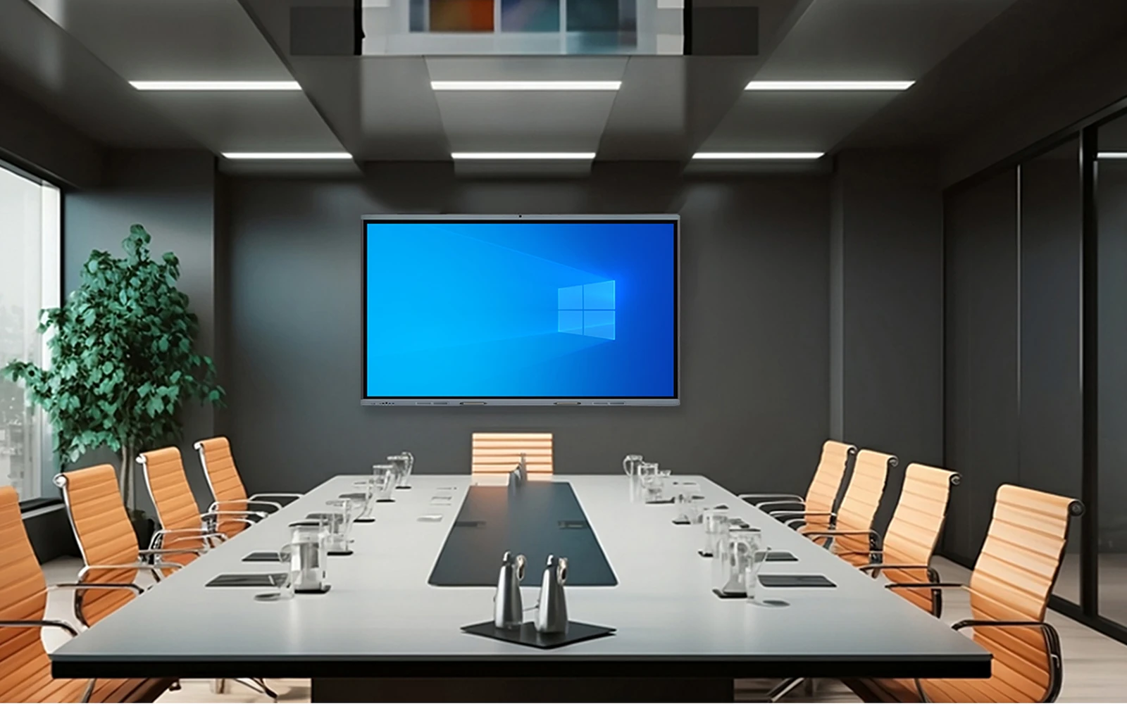 lyb98bsn interactive flat panel installation scene